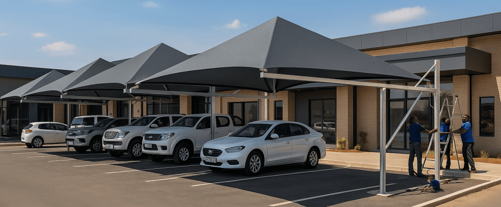 Installation and Repairs of Pyramid Carports in Gauteng