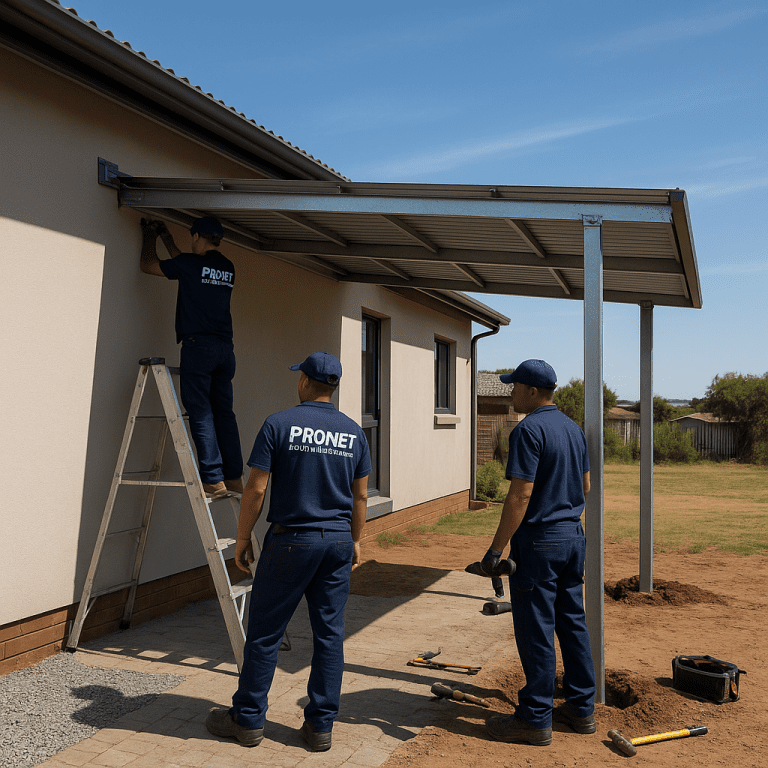Installation and Repairs of Wall Mount Carports in Gauteng