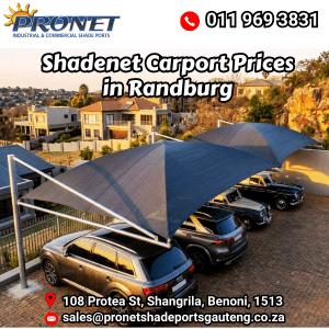 Shade Netting Carports Prices in Pretoria