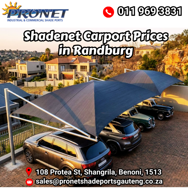 Shade Netting Carports Prices in Pretoria