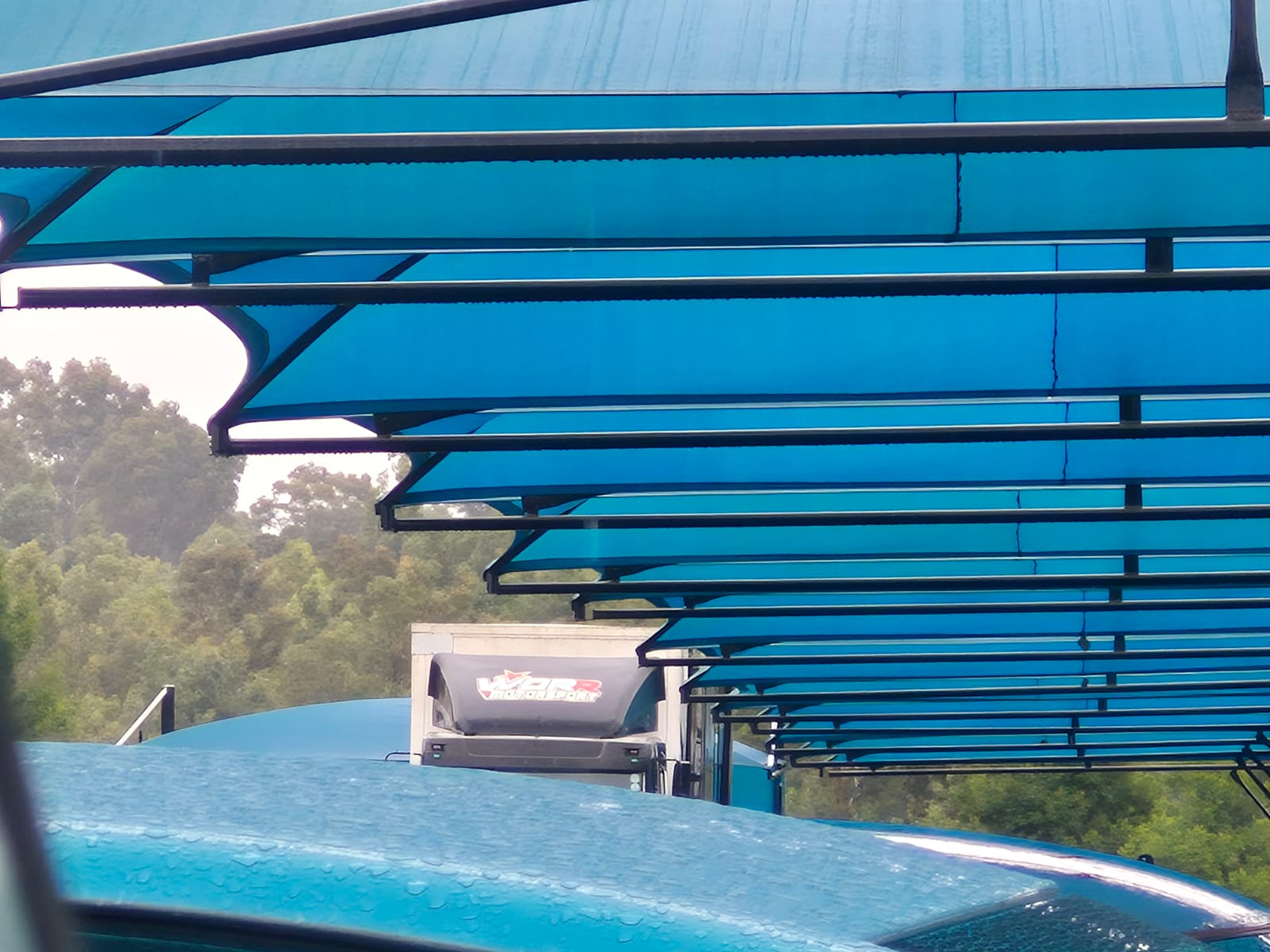 Custom cantilever carport design in the East Rand