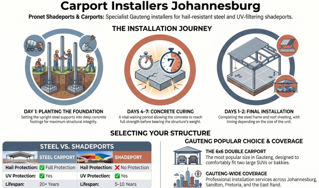 Carport Installers Johannesburg