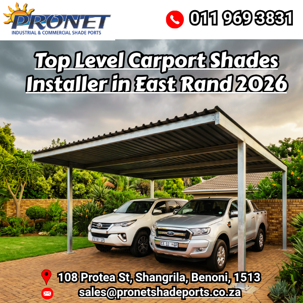 Top Level Carport Shades Installer in East Rand 2026