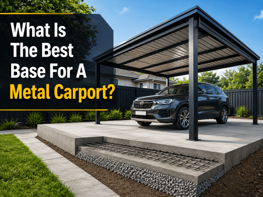 What Is The Best Base For A Metal Carport?