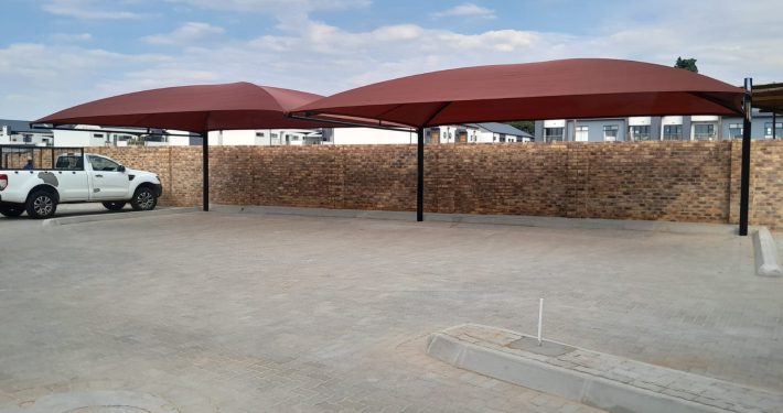 Residential shadenet structure installed by Pronet Shadeports and Carports Gauteng