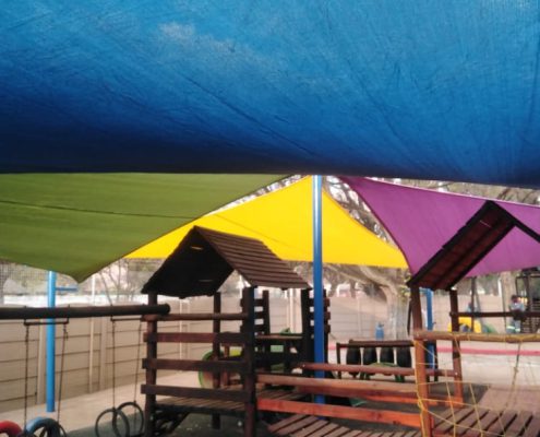 Shade sail installation by Pronet Shadeports and Carports Gauteng