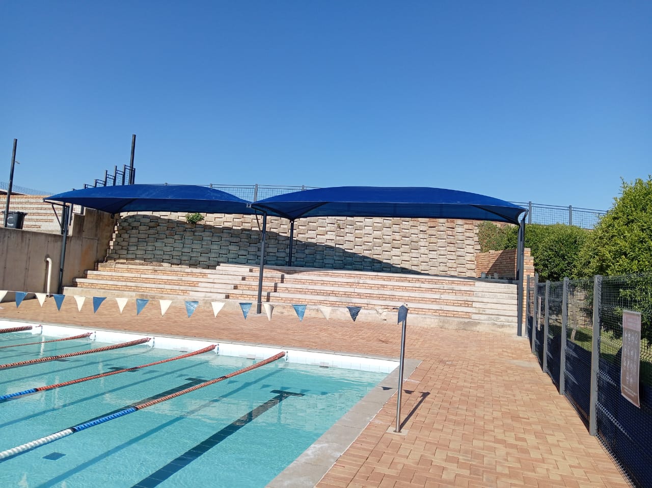 Shade net carport installation Benoni project